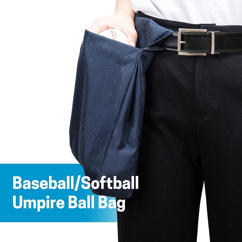 VISEMAN Umpire Ball Bag for Baseball Softball with Belt Extra Large - Image 2